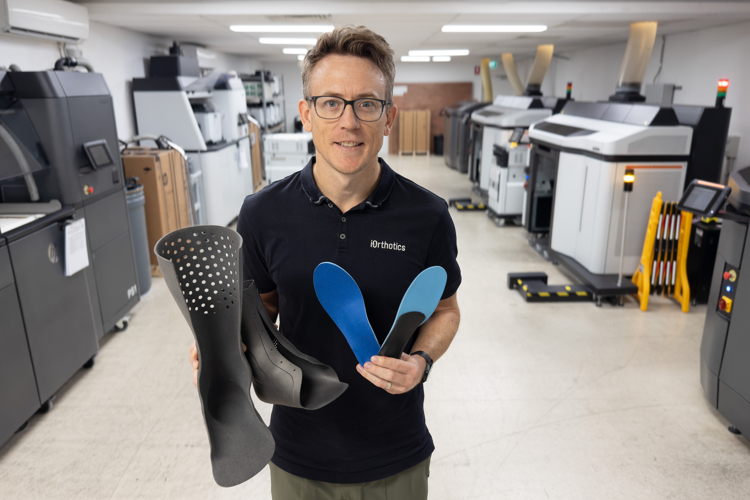 Dean Hartley iOrthotics Printing Room Performance Orthotic Laboratories
